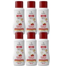 Kit 6 Sabonete Íntimo Morango Champagne 200Ml - Bio Instinto