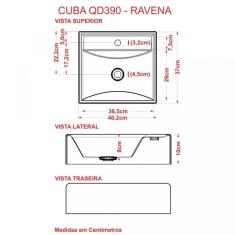 Kit Cuba com Válvula Click 1 Pol. 1/2 Sifão e Flexível