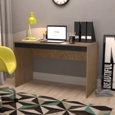 Escrivaninha Para Escritório B23 Nova Mobile Mel/preto