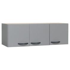 Armario Aéreo 120cm 3 Portas Para Cozinha Lavanderia Multiuso ou Escri