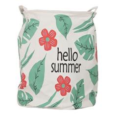 Cesto Multiuso Organizador De Brinquedos Hello Summer 40X50