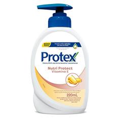 Sabonete Líquido Antibacteriano para as Mãos Protex Nutri Protect Vitamina E 220ml, Protex