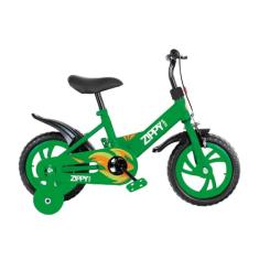 Zippy Toys, Bicicleta Infantil Aro 12 com Rodinha Verde