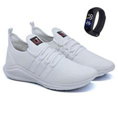 Tênis Ravino Esportivo Academia Caminhada Dia a Dia + Relógio Digital Masculino-Masculino