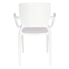 Cadeira Tramontina Em Polipropileno e Fibra De Vidro Branco