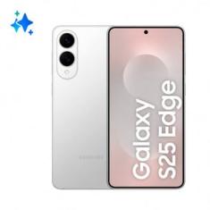 Celular Samsung Galaxy S25 Edge 5G Titânio Prata, 512GB, 12GB RAM e Câmera Dupla de 200MP + 12MP