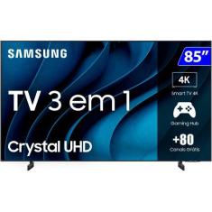 Tv 85P Samsung Crystal Smart 4K Comando Voz