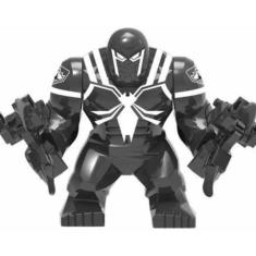 Boneco Blocos De Montar Agente Venom Homem Aranha