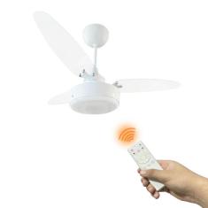 Ventilador Teto Silent Led Cristal Inverter Controle Remoto - Ventisol