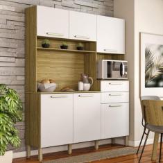 Armario de Cozinha Compacta 6 Portas 2 Gavetas Montesa - Kit's Paraná,