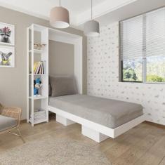 Cama Infantil/Juvenil Articulada com Nicho Arizona Branco - Espresso M