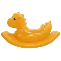 Gangorra Dinossauro - Cor AMARELO- playground ao ar livre - VALENTINA 