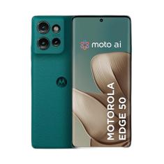 Smartphone Motorola Edge 50 5G - Green, 256GB, 24GB ram Boost, Câmera Dupla 50 mp Sony, Selfie 32MP e Tela de 6.7