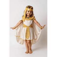 Fantasia de Cleópatra Infantil de Carnaval Completa - Fantasias Carol 