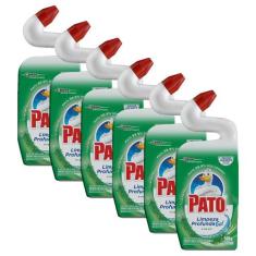 Kit 6 Desinfetante Pato Gel Uso Geral Pinho Limpeza Profunda 500ml