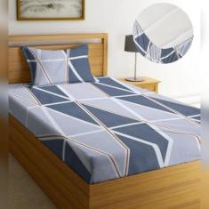 Jogo de Cama Solteiro 2 Peças Micropercal Masculino e Feminino Lençol 