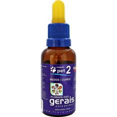 Composto Floral Pet 2 Medos Ciúmes Florais das Gerais 30ml