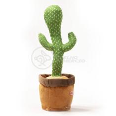 Brinquedo Infantil Cacto Dançante Pelúcia 120 Músicas Usb