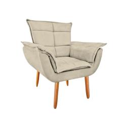 Poltrona Opala Suede Bege