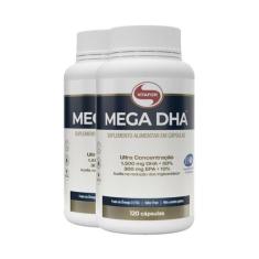 Kit 2 Mega Dha 1500Mg Vitafor 120 Cápsulas