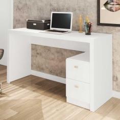 Mesa para Escritório 2 GAVETAS BRANCO ME4130 - TECNO MOBILI