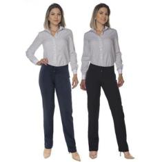 Calça Demorgan Social Feminina-Feminino