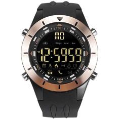 Relógio de Pulso Masculino Despertador display Smael 8002 Militar à prova d´água (Preto)
