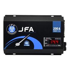Fonte Carregador Bateria JFA 200A Bivolt Automatico Display