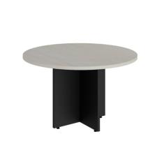 Mesa Reunião Redonda Web25 1,20 Pé Painel - Carv Berlim / Pt