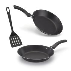 Conjunto de Frigideira Francesa Antiaderente n 18 e 20 c/Espatula