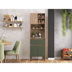 Armário Kit Cozinha com 3 Portas, 1 Gaveta Ac4311 Carvalho Oak / Arbo