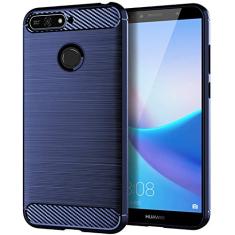 Capa para Huawei Y6 2018, com sensação suave, proteção total, anti-arranhões e impressões digitais + capa de celular resistente a arranhões para Huawei Y6 2018