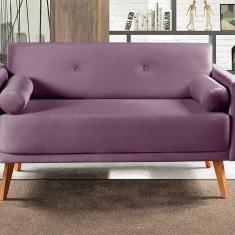 Namoradeira Moderna Decoração Sala, Varanda, Recepção Luma Roxo