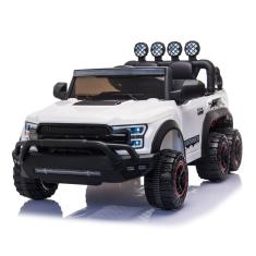 Mini Carro Elétrico Infantil 12v 6 Rodas Carrinho Pick-up Até 35 Kg Luz e Som Com Controle
