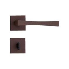 FECHADURA BANHEIRO PADO VIVALDI ROSETA QUADRADA CORTEN 55MM