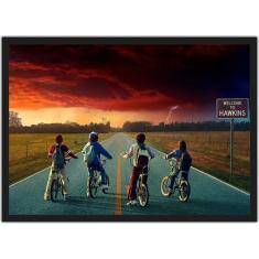Quadro Decorativo Stranger Things Filmes Cinema Salas Quartos Decoraçõ