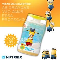 Kit 2 Protetores Solares Infantil Kids Minions 120ml Nutriex