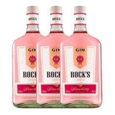 GIN ROCKS STRAMBERRY 995 ML Rocks Sabor 1L