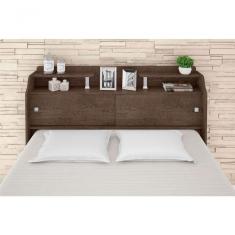 Cabeceira Box Casal Elisa Chocolate