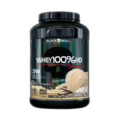 Whey 100% HD Gourmet 900g – Black Skull Whey 100% HD Gourmet 900g Baunilha