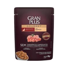 Ração Úmida Gourmet Sabor Frango Granplus 85g - Alimentação Premium pa