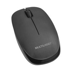 Mouse Sem Fio 2.4 Ghz 1200 Dpi 3 Botões - Usb - Mo251 - Preto - Multilaser