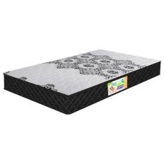 Colchão Solteiro Gazin 88x22x188cm - Densidade D33 Cr403a Preto/branco