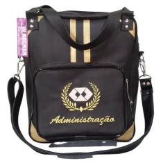 Bolsa Feminina Preta Personalizada Administração - Di Becker Bolsas