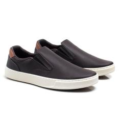 Tênis Masculino Slip On Cadarço Cano Curto Conforto Moderno-Masculino