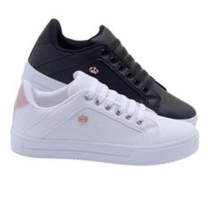 Kit 2 Pares Tênis Feminino Casual Sbelta Conforto-Feminino