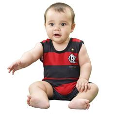 Macacão Bebê Flamengo Regata - Torcida Baby