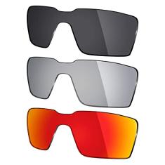 3 pares de lentes polarizadas de substituição Mryok para óculos de sol Oakley Probation – Opções