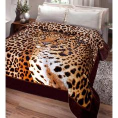 Cobertor Jolitex Casal Kyor Plus Soft 1,80X2,20M Leopardo