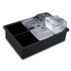Forma De Gelo Silicone Cubo Grande 6 Cubos Drink Whisky Top (cores variadas)